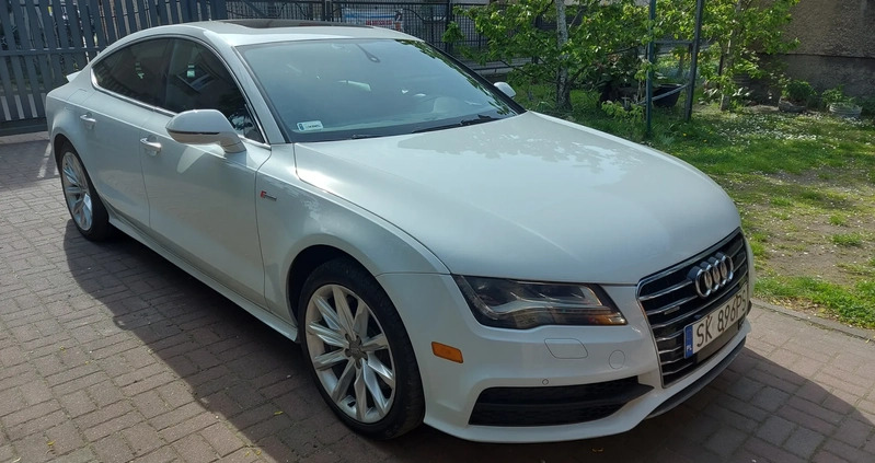 Audi A7 cena 69000 przebieg: 209400, rok produkcji 2012 z Katowice małe 326